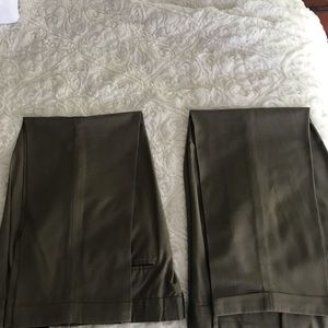 Stafford 2 for 1 Pants Pleated Classic Fit cuffs